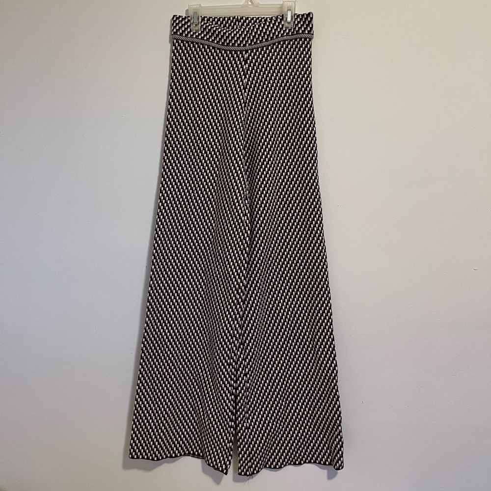 Mango Flare pants and tube top checkered set
